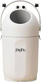 Pippo Lixeira Antiodor Infantil 13L – Design Lúdico, Redução de Odores, Material PP + ABS, Fácil de Limpar, Ideal para Quarto de Bebê