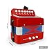 Kids Accordion, 10 Keys Control Mini Accordion Toy Gifts Easy to Play for kids Children Beginners Lightweight Musical Instrument Developmet Fit for 3 years and over (Red)