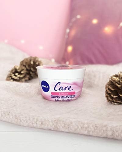 Nivea Care Sensitive Krem do Ciała i Twarzy, 3 x 200 mililitrów