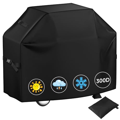 Accesorios De Asador, Outdoors RAMSPIT Cubierta para Parrilla de Barbacoa, 66 Pulgadas Cubierta asador de 300D Oxford Tela,Duradero y Conveniente, Anti-UV Cubierta para Asador,Prueba...