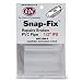 King Brothers Inc. SNX-0500-B PVC Snap-Fix Repair Coupling, White, 1/2-Inch