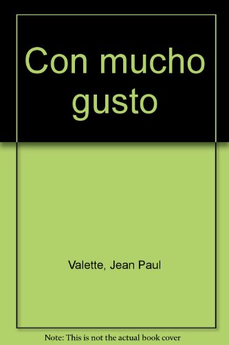 Con mucho gusto 0030048338 Book Cover