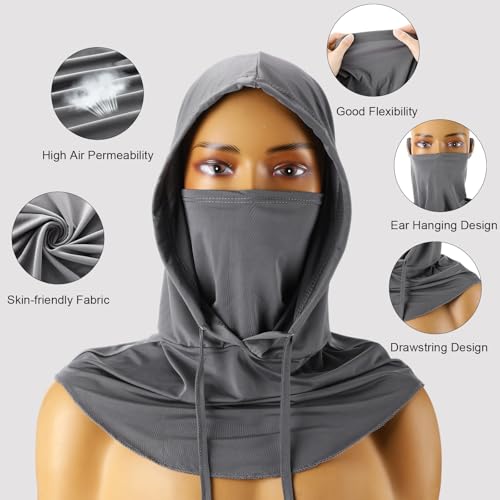 Image of Cooling Balaclava Face Mask Breathable Full Head Mask Sun Protection Neck Cover UV Face Cover for Men Women