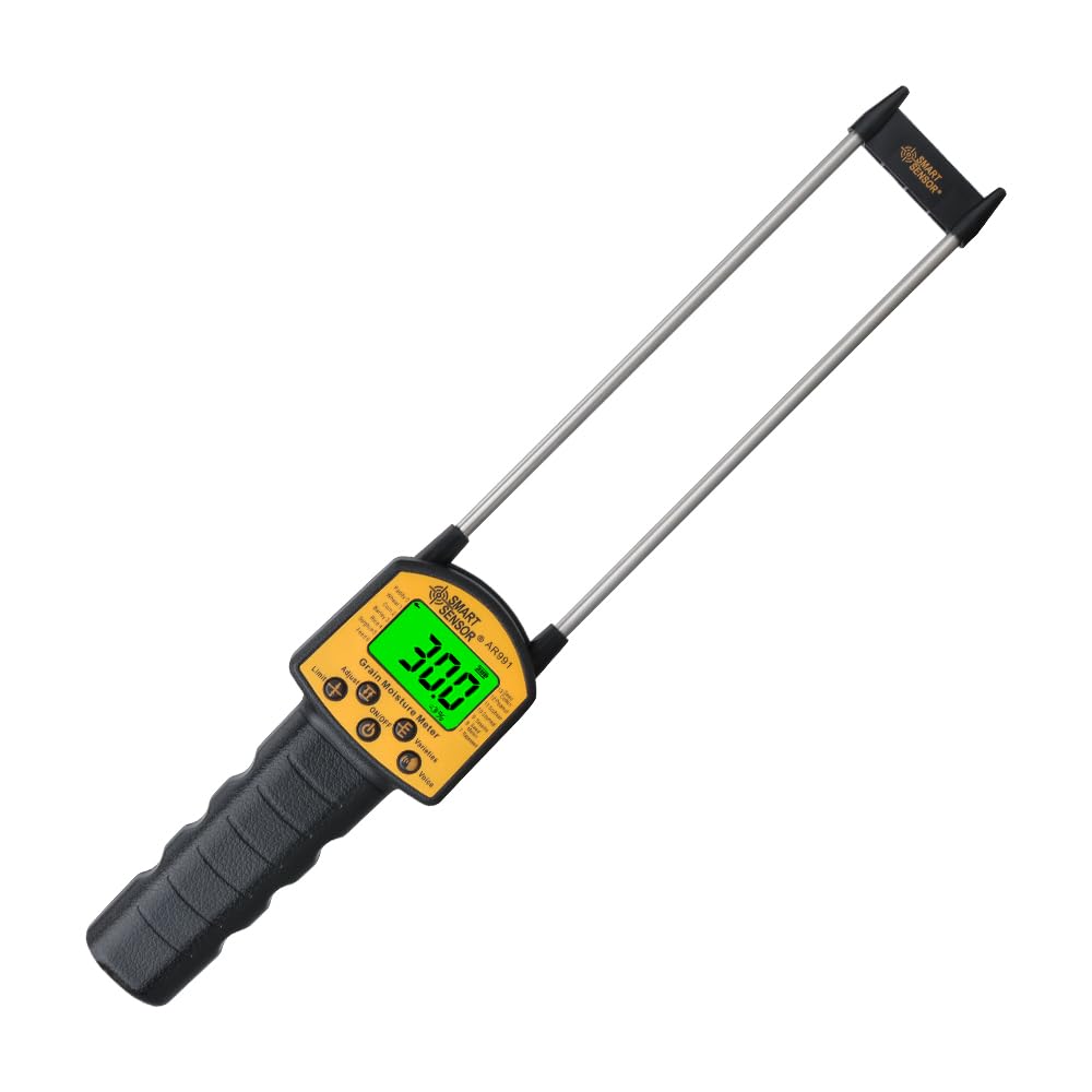 Rsgxlfqzvak One Color Moisture Meters, Grain Moisture Meter Digital Smart Sensor Ar991 Use For Corn,Wheat,Rice,Bean, Flour Fodder Rapeseed Seed