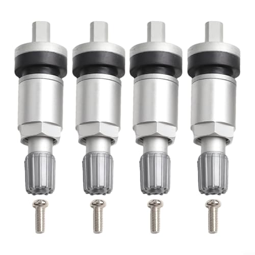 4 Pack TPMS Tire Pressure Sensor With Metal Valve Stem