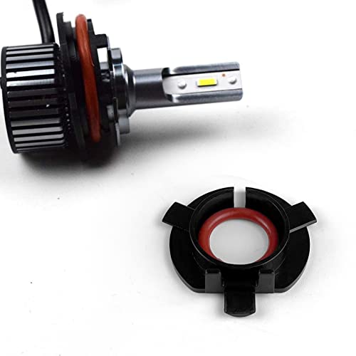 H7 Car Led Headlight Bulb Retainers Holders - 4 Pcs H7 Headlight Bulb Holders Socket Replacement For Kia K3 K4 K5 Grand Santafe Sorento Replacement For Hyundai Sonata Genesis Coupe Veracruz Santafe #TOP4