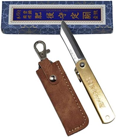 HIGO NO KAMI Couteau de Poche Pliant Artisanal Japonais Warikomi ...
