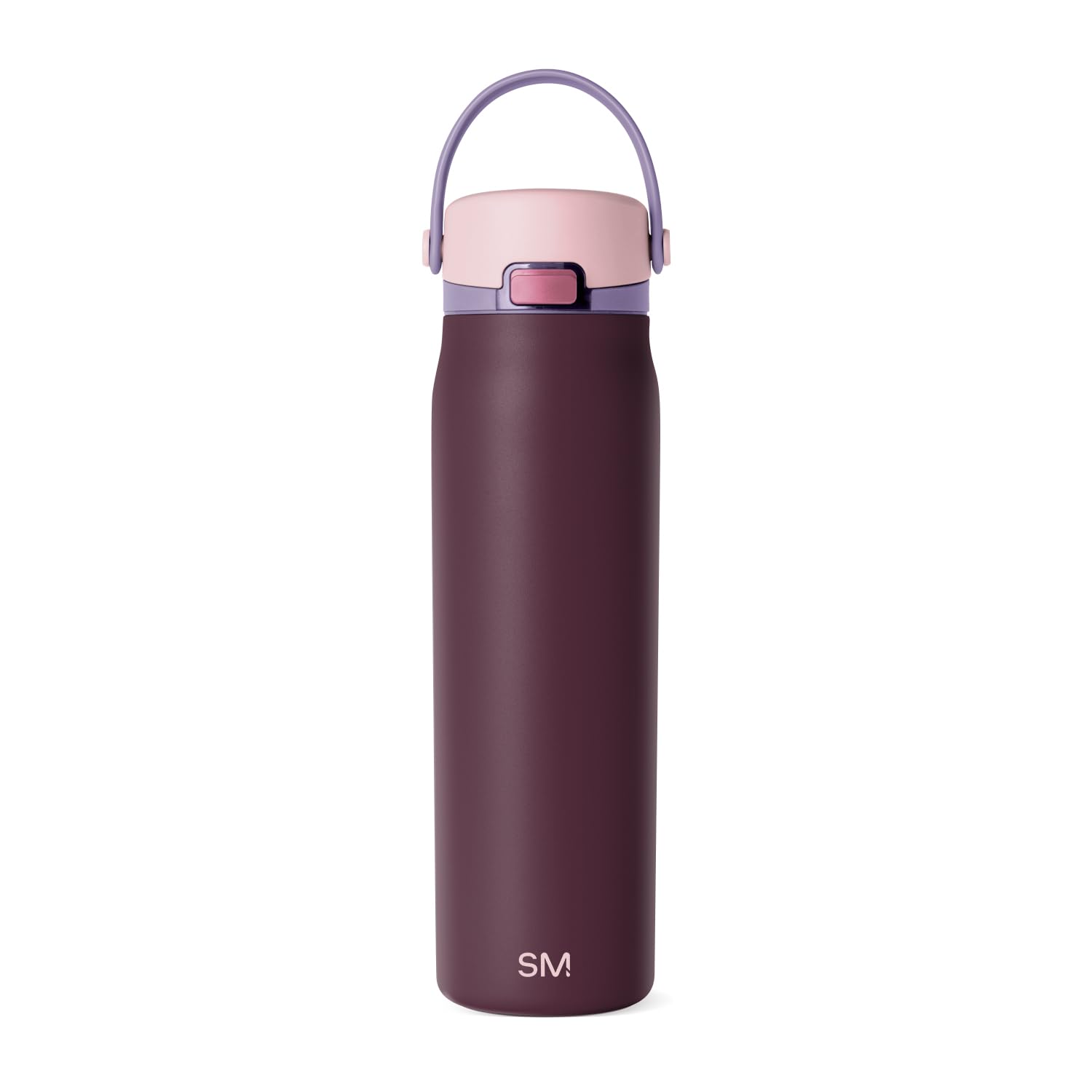 Simple Modern Mesa Sport Water Bottle with Covered Chug Lid | 30oz Cup Holder Friendly Insulated Stainless Steel Bottle for Gym, Sports and Travel |