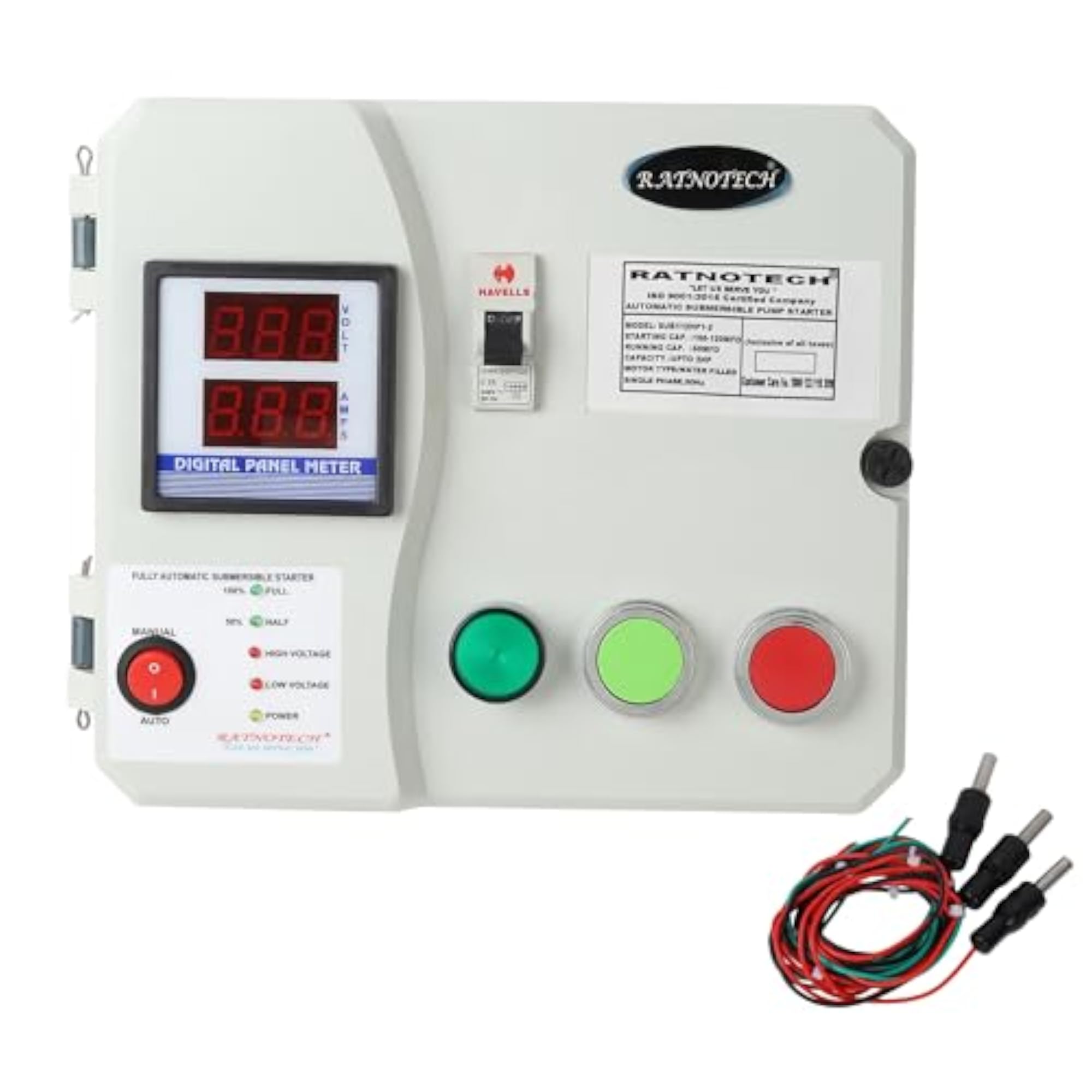 Fully Automatic Submersible Pump Starter with Water Level Controller