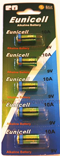 90 pcs 10A Card 9V Alkaline Battery Compatible