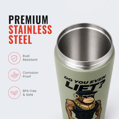 Image of SLOVIC Stainless Steel Shaker for Gym [750 ML] | Protein Shaker Bottle
