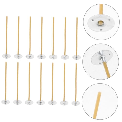 100 pzas mechas para velas con capa de cera de abeja miniatura 7