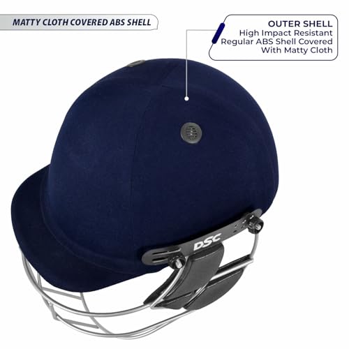DSC Store DSC DEFENDER Cricket Helmet for Men & Boys (Small, Navy) - Image 7