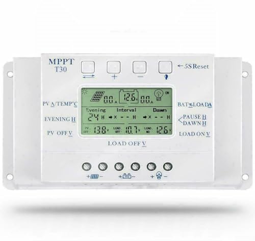 Régulateur MPPT T30 avec ajustement de tension automatique