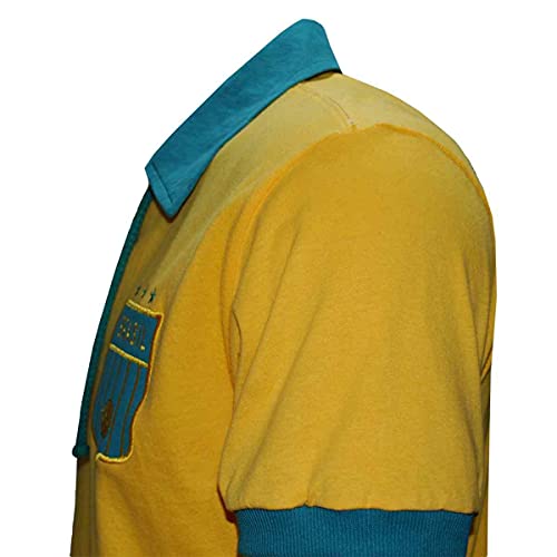 Camisa Brasil Liga Retrô Corda Amarela G 7 Camisa Brasil Liga Retrô Corda Amarela G - Imagem 7