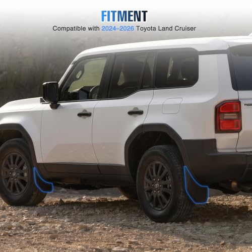 Image of Nilight Mud Flaps Splash Guards for Toyota Land Cruiser Prado 2020-2026