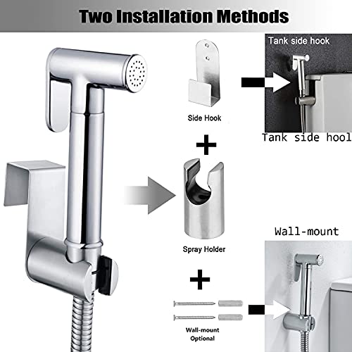 Spruzzatore a mano per bidet - in acciaio inox