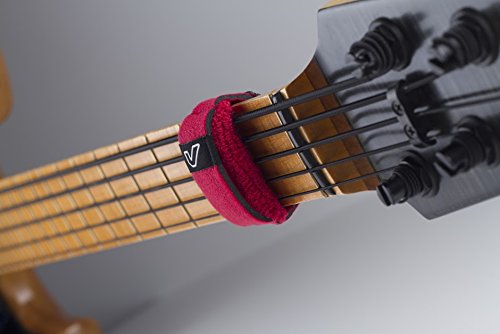 Gruv Gear Fretwraps Hd 3-Pack"Fire" Guitar String Muters, Red, Small #TOP1