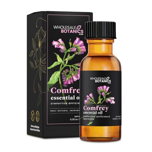 Wholesale Botanics Comfrey Infused Oil | Herbal Oil For DIY Skincare Soaps & Massage | Cosmetic Carrier Oil | Vegan & Cruelty Free (0.5 fl oz)