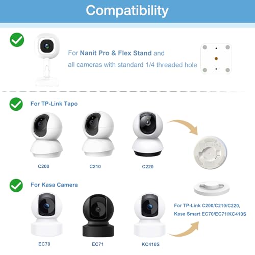 Support au sol Nanit Pro et TP-Link C200 pour caméra bébé 1/4 - 3