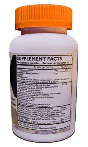 Transfer Factor Enhanced 100 Capsules #TOP3