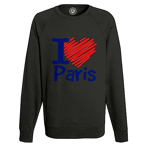 Sweatshirt Homme I Love Paris le cadeau idéal de vacances en France