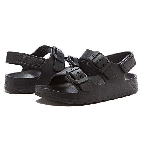Image of EasyStar Boys and Girls Lightweight Dual-Adjustable Sandal Buckles With Hook and Loop Heel Closure