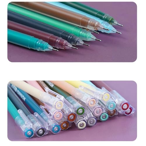 Set de 207 bolígrafos de gel 0.6mm multicolor miniatura 5