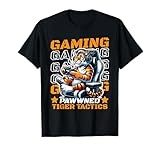 Cute Gaming Tiger Gamer Video Game Graphic Co