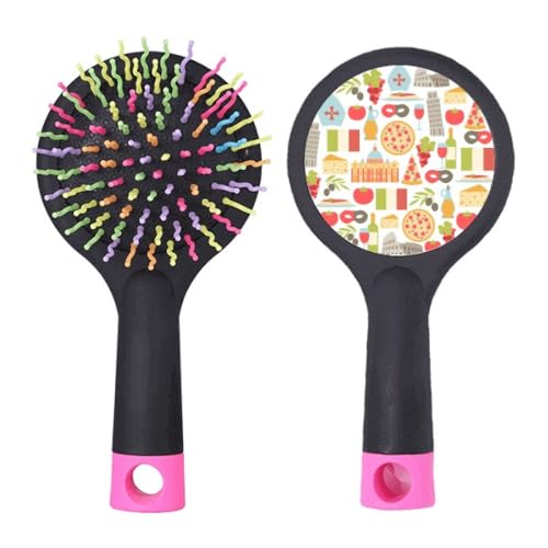 Brosse à cheveux démêlante à base coussin pour votre routine salon romain