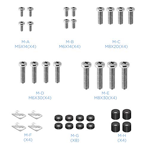 TooQ LP7063TN-B - Soporte fijo inclinable y giratorio de pared para monitor/TV/LED de 32" a 63", hasta 60kg de peso, distancia a la pared 95mm hasta 475mm, inclinacion -10º, giro 150º, formato VESA hasta 600x400, color negro - imagen 10