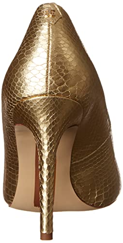 Sam Edelman Hazel - Sandals for Women - Synthetic Insole - Leather Outsole - Low-cut Vamp - High Stiletto Heel Gold 7 W3