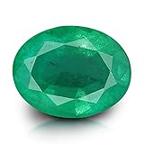Arpita Gems, Piedra natural de esmeralda colombiana de calidad AA+ de 10,25 ratti, piedra natural original certificada por laboratorio, corte ovalado para hombres y mujeres, Piedra preciosa suelta,