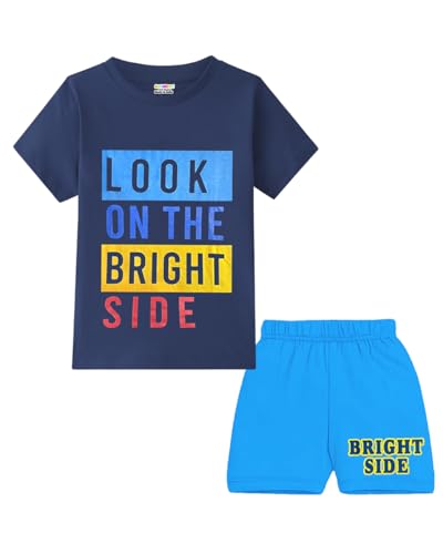 Image of Kuchipoo Boys Regular Fit Cotton T-Shirts and Shorts Set