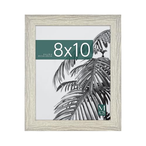 MCS Studio Gallery 8x10 Picture Frame Gray Woodgrain, Vertical & Horizontal Wall Hanging & Easel for Tapletop Display, Rectangle Photo Frame for Photos, Posters & Art Prints (1-Pack)