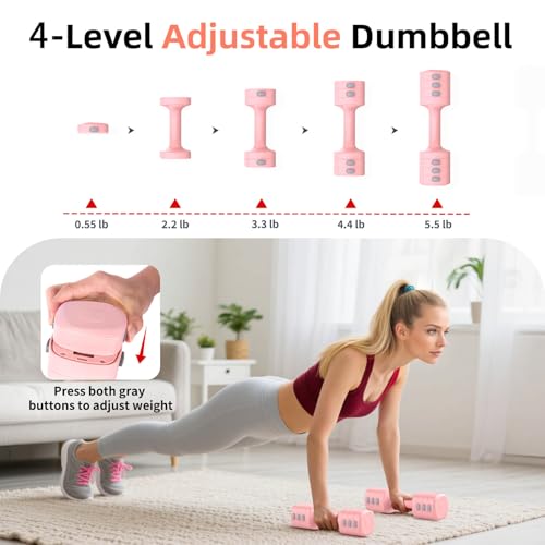 Adjustable Dumbbells Set 52.5 lbs