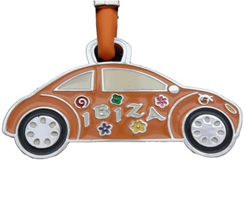 Llavero New Beatle en Zamak Cromado y Esmaltado