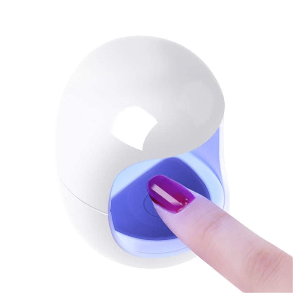 Mini Nail Dryer Egg Shape 6W UV LED Lamp for Single Finger Gel Polish Drying Machine Smart Sensor 45s / 60s USB Connector Curing-image-12