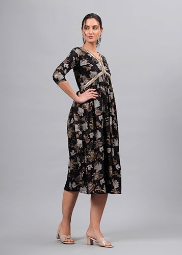 Image of FELISIA Women's Embroidered Anarkali Kurta