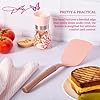 Dolly Parton Short Turner – Heat-Resistant Nylon Spatula, Ergonomic Handle & Blush Details, Dishwasher Safe #3