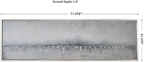 Miniatura 4 de Uttermost Tides Edge - Lienzo enmarcado de 71 1/4 pulgadas de ancho