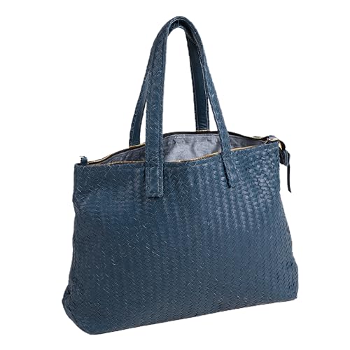 Image of Jild Hobo Style Woven Bag for Women - Soft Handmade Genuine Leather Work Tote Bag - Cross Body Womens Purse