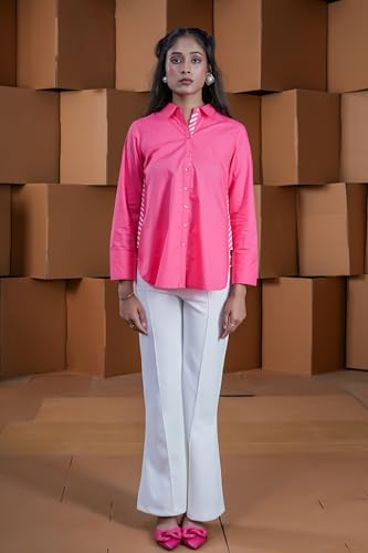 Image of Women Side Strip Full Placket Shirt
