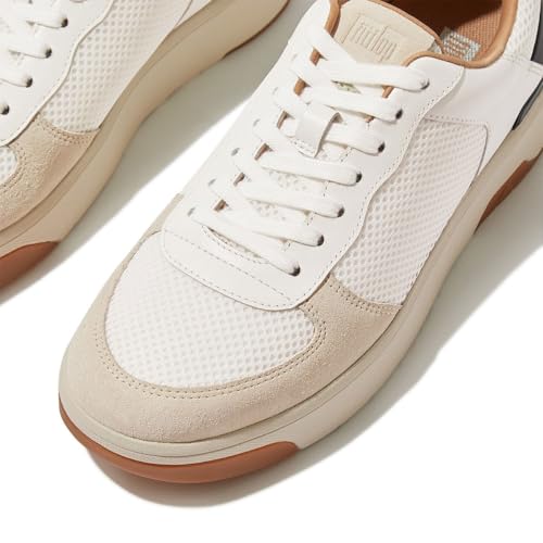 FitFlop Women's Rally Evo Leather/Mesh/Suede Sneakers4