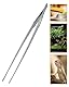 VORESTIC Gerade Aquarium Pinzette 38 cm, Pflanzen Aquarium Zange, Pflanzpinzette, Pinzette Terrarium, Pinzette Lang für Terrarium und Aquarium
