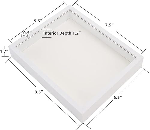 Miniatura 8 de Caja de sombra negra de 5 x 7 pulgadas para fotos, flores, ramos de boda, premios, insectos y recuerdos