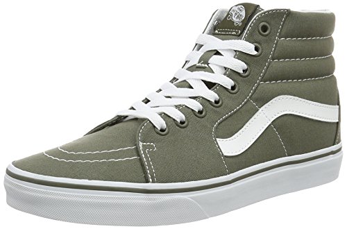 Vans VA38GEMHN-070D Unisex Sk8-Hi Grape Leaf Canvas & Suede Leather Lace-Up Trainers Boot, 7D M US Size