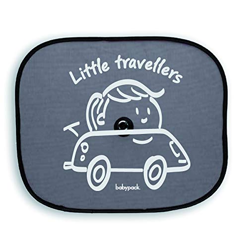 BABYAUTO Set Parasole 2 pezzi Nero