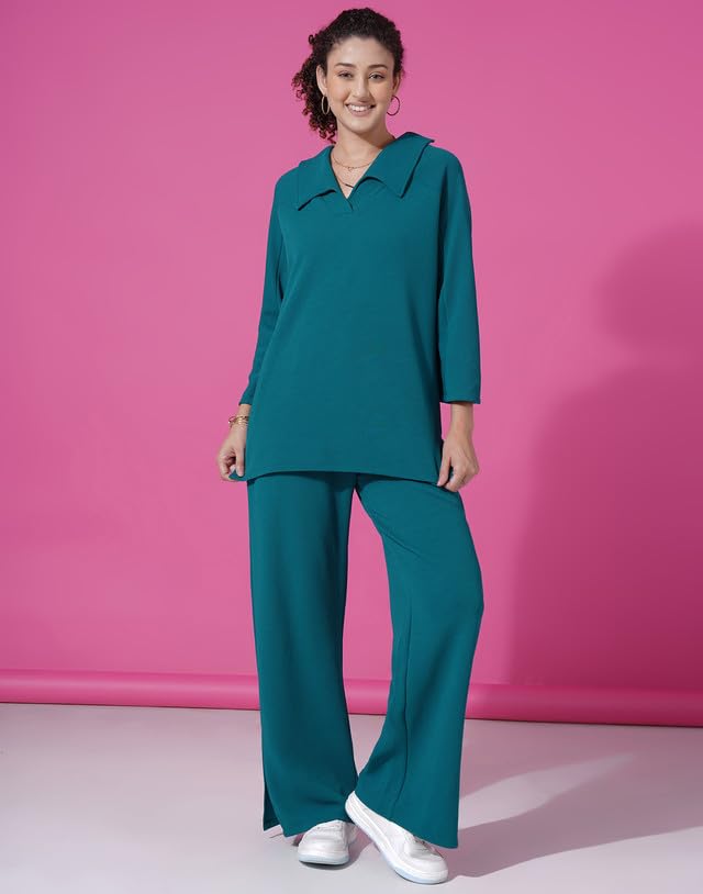 Image of SIRIL Women's Solid Co-Ord Set