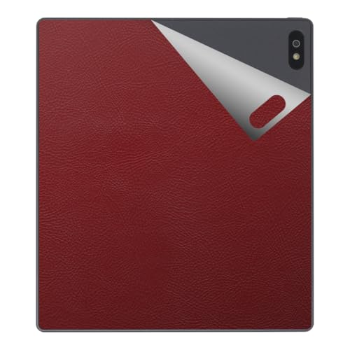 PDA工房 スキンシール Bigme B7 対応 【レザー調・レッド】